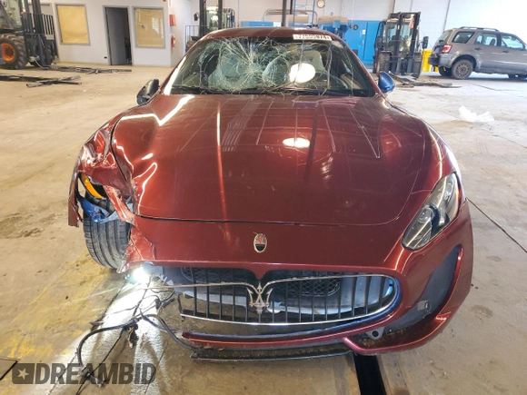 2013 Maserati GranTurismo Sport with VIN ZAM45VLA1D0073304, listed as a Copart auction lot 77509974 with 76,038 mi miles and Salvage title. Bid and sale history available at DreamBid. Image 5.