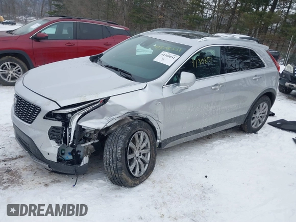 2019 Cadillac XT4 FWD Premium Luxury with VIN 1GYFZCR42KF223397, listed as a IAAI auction lot 41308551 with 20,575 mi miles. Bid and sale history available at carsss.com. Image 17.