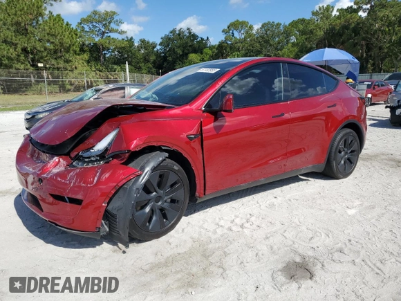 2024 Tesla Model Y Long Range с VIN 7SAYGDEE4RA325145, выставлен на аукционе Copart как лот 61132955 с пробегом 16 659 миль миль и Списание • Salvage title. История ставок и продаж доступна на DreamBid. Изображение 1.