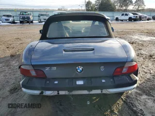 2001 BMW Z3 3.0 with VIN WBACN53451LL46309, listed as a Copart auction lot 88944085 with 159,449 mi miles and Salvage title. Bid and sale history available at DreamBid. Image 6.