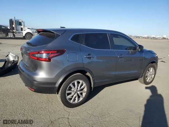 2021 Nissan Rogue Sport S with VIN JN1BJ1AV1MW567524, listed as a Copart auction lot 46496855 with 75,883 mi miles and Salvage Title. Bid and sale history available at carsss.com. Image 3.