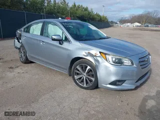 2016 Subaru Legacy 2.5i Limited with VIN 4S3BNBN69G3047300, listed as a IAAI auction lot 41181609 with 107,502 mi miles. Bid and sale history available at carsss.com. Image 1.