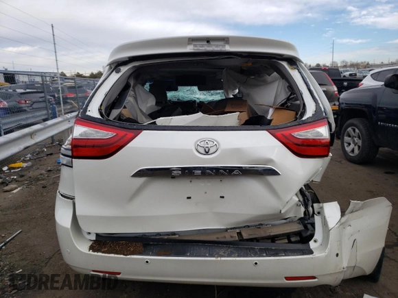 2016 Toyota Sienna XLE with VIN 5TDYK3DC5GS757003, listed as a Copart auction lot 41546464 with Not provided miles and Salvage title. Bid and sale history available at DreamBid. Image 6.