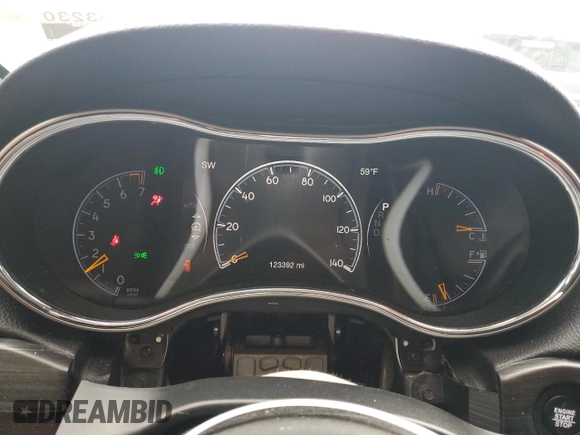 2020 Jeep Grand Cherokee Limited with VIN 1C4RJFBG1LC385427, listed as a Copart auction lot 56102715 with 123,392 mi miles and Salvage title. Bid and sale history available at DreamBid. Image 9.