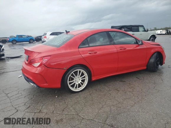2018 Mercedes-Benz CLA 250 with VIN WDDSJ4EB3JN673494, listed as a Copart auction lot 51662545 with 67,003 mi miles and Clean title. Bid and sale history available at DreamBid. Image 3.