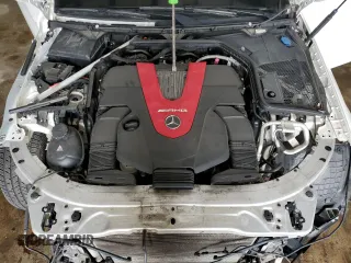 2018 Mercedes-Benz C 43 AMG with VIN 55SWF6EB4JU237002, listed as a Copart auction lot 46784155 with 88,525 mi miles and Salvage Title. Bid and sale history available at carsss.com. Image 11.
