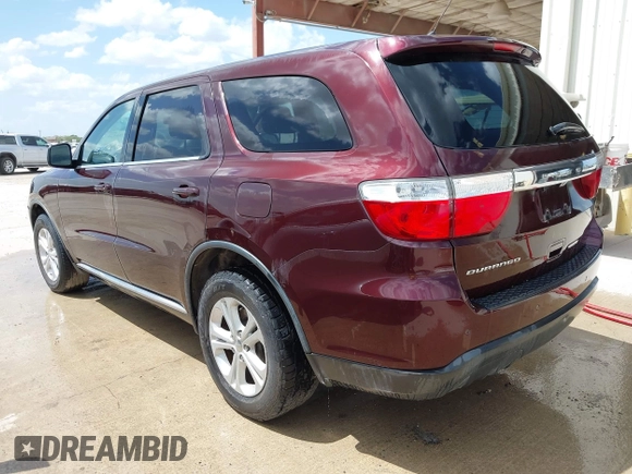 2012 Dodge Durango SXT with VIN 1C4RDHAG6CC301302, listed as a IAAI auction lot 42594428 with 134,495 mi miles and . Bid and sale history available at DreamBid. Image 3.