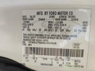 2008 Ford Explorer Limited z VIN 1FMEU75858UA03526, wystawiony jako IAAI lot #42811837 z przebiegiem 164 500 mil mil oraz . Historia ofert i sprzedaży dostępna na DreamBid. Obrazek 9.