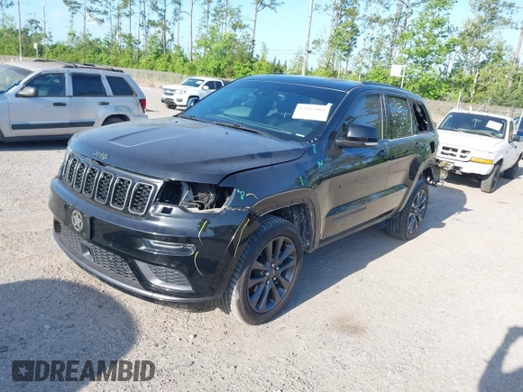 2018 Jeep Grand Cherokee Overland z VIN 1C4RJFCG9JC236856, wystawiony jako IAAI lot #42117905 z przebiegiem 109 330 mil mil oraz . Historia ofert i sprzedaży dostępna na DreamBid. Obrazek 17.