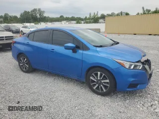2021 Nissan Versa SV with VIN 3N1CN8EV3ML869155, listed as a Copart auction lot 57841325 with 82,711 mi miles and Salvage title. Bid and sale history available at DreamBid. Image 4.