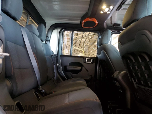 2021 Jeep Gladiator Mojave with VIN 1C6JJTEGXML578689, listed as a Copart auction lot 50563015 with 36,555 mi miles and Salvage Title. Bid and sale history available at DreamBid. Image 10.