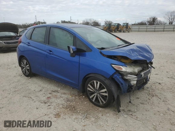 2017 Honda Fit EX-L with VIN JHMGK5H80HS008887, listed as a Copart auction lot 44145485 with Not Provided miles and Salvage Title. Bid and sale history available at DreamBid. Image 4.