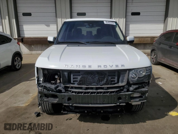 2012 Land Rover Range Rover HSE Lux with VIN SALMF1D43CA391140, listed as a Copart auction lot 46483235 with 147,606 mi miles and Salvage Title. Bid and sale history available at DreamBid. Image 5.