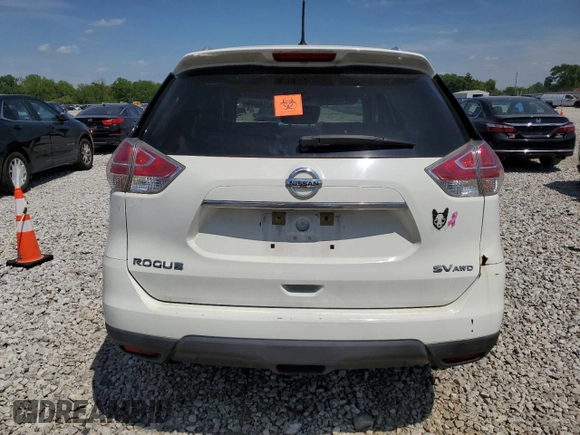 2016 Nissan Rogue SV z VIN KNMAT2MV8GP640701, wystawiony jako Copart lot #57588655 z przebiegiem Nie podano mil oraz Szkoda całkowita • Salvage title. Historia ofert i sprzedaży dostępna na DreamBid. Obrazek 6.