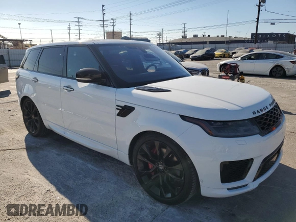 2021 Land Rover Range Rover Sport HST with VIN SALWS2RU9MA749619, listed as a Copart auction lot 88361695 with 56,877 mi miles and Non Repairable. Bid and sale history available at carsss.com. Image 4.