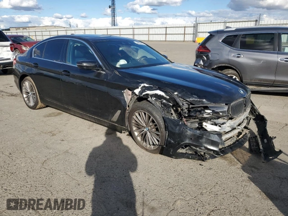 2019 BMW 5 Series 530i with VIN WBAJA5C59KWA58193, listed as a Copart auction lot 44623275 with 115,573 mi miles and Salvage Title. Bid and sale history available at DreamBid. Image 4.