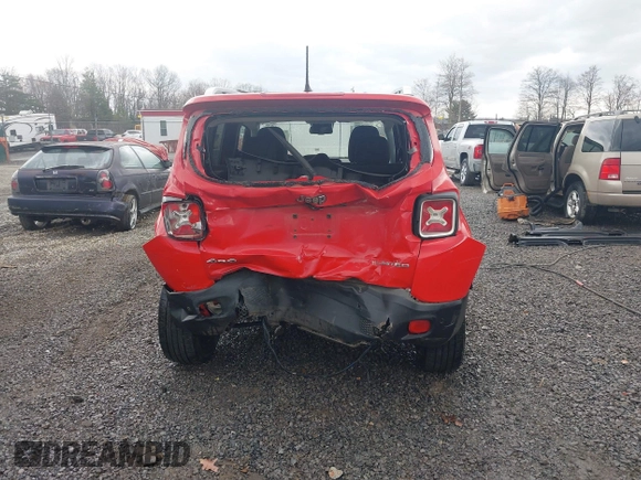 2015 Jeep Renegade Limited with VIN ZACCJBDT2FPB28530, listed as a IAAI auction lot 41953339 with 66,252 mi miles and . Bid and sale history available at DreamBid. Image 17.