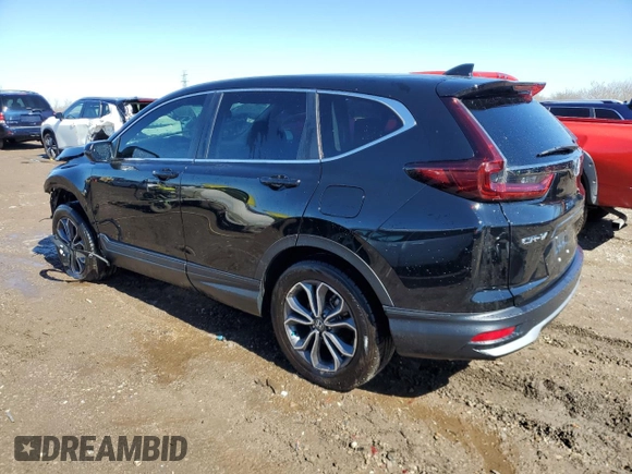 2022 Honda CR-V EX-L with VIN 5J6RW2H87NA008829, listed as a Copart auction lot 48056405 with 54,532 mi miles and Salvage Title. Bid and sale history available at carsss.com. Image 2.