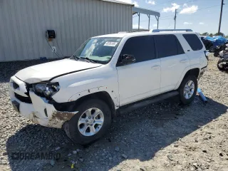 2018 Toyota 4Runner SR5 with VIN JTEBU5JR6J5497210, listed as a Copart auction lot 49704195 with 124,508 mi miles and Salvage Title. Bid and sale history available at DreamBid. Image 1.