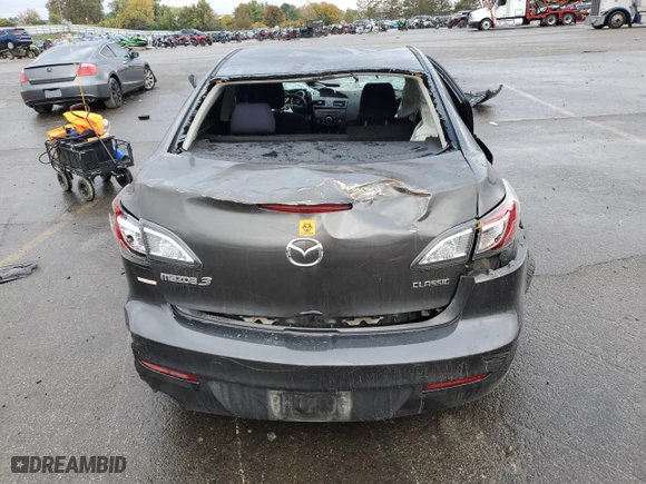 2012 Mazda Mazda3 i Touring with VIN JM1BL1VG9C1505853, listed as a Copart auction lot 77188584 with 0 mi miles and Salvage Title. Bid and sale history available at carsss.com. Image 6.