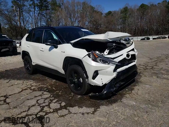 2021 Toyota RAV4 Hybrid XSE with VIN 4T3E6RFV8MU021367, listed as a Copart auction lot 49227505 with 78,772 mi miles and Salvage title. Bid and sale history available at DreamBid. Image 15.