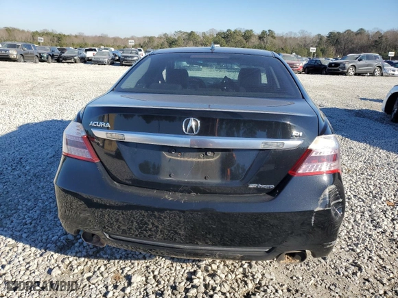 2009 Acura RL Tech Pkg with VIN JH4KB26629C000151, listed as a Copart auction lot 88198645 with 0 mi miles and Non Repairable. Bid and sale history available at carsss.com. Image 6.