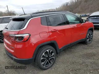2024 Jeep Compass Limited with VIN 3C4NJDCNXRT594128, listed as a Copart auction lot 52923255 with 19,277 mi miles and Salvage title. Bid and sale history available at DreamBid. Image 3.