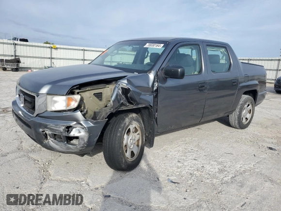 2010 Honda Ridgeline RT with VIN 5FPYK1F28AB008918, listed as a Copart auction lot 70030164 with 0 mi miles and Salvage Title. Bid and sale history available at carsss.com. Image 1.