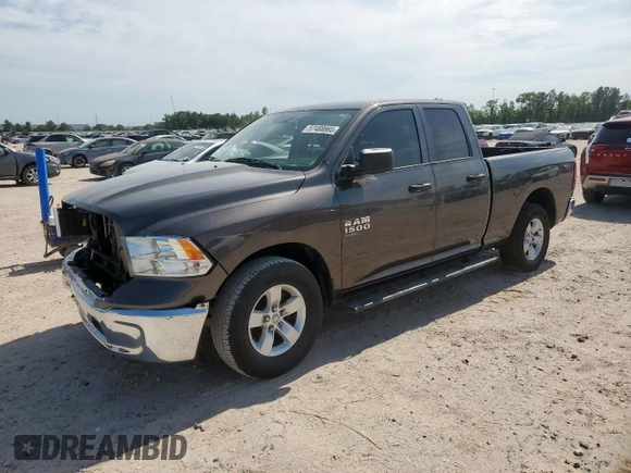 2022 Ram 1500 Tradesman with VIN 1C6RR6FG1NS154952, listed as a Copart auction lot 57466665 with 44,284 mi miles and Salvage title. Bid and sale history available at DreamBid. Image 1.