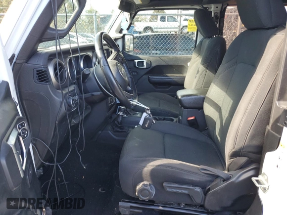 2018 Jeep Wrangler Sport with VIN 1C4GJXAN9JW331320, listed as a Copart auction lot 77883334 with 26,567 mi miles and Salvage title. Bid and sale history available at DreamBid. Image 7.