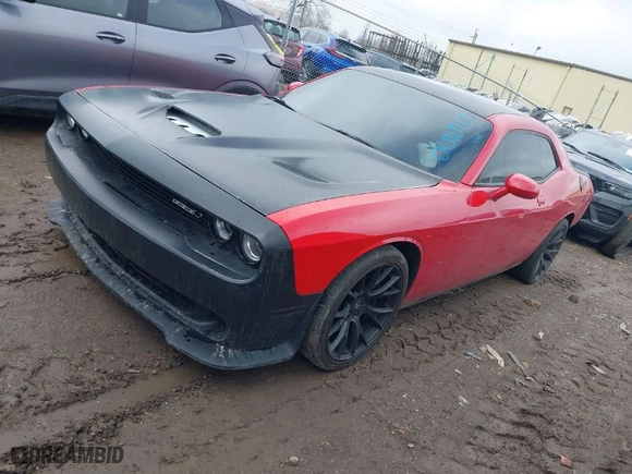 2016 Dodge Challenger SRT 392 with VIN 2C3CDZDJ1GH240550, listed as a IAAI auction lot 41677313 with 94,474 mi miles. Bid and sale history available at carsss.com. Image 2.