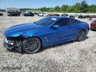 2020 BMW 8 Series 840i with VIN WBAAE2C04LCD19661, listed as a Copart auction lot 56127284 with 63,542 mi miles and Clean Title. Bid and sale history available at carsss.com. Image 1.