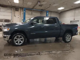 2019 Ram 1500 Big Horn/Lone Star with VIN 1C6RRFFGXKN817476, listed as a IAAI auction lot 41377652 with 76,184 mi miles. Bid and sale history available at carsss.com. Image 14.