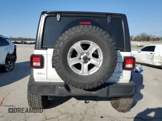 2022 Jeep Wrangler Unlimited Sport with VIN 1C4HJXDG6NW201051, listed as a Copart auction lot 42795565 with 30,197 mi miles and Salvage Title. Bid and sale history available at DreamBid. Image 6.