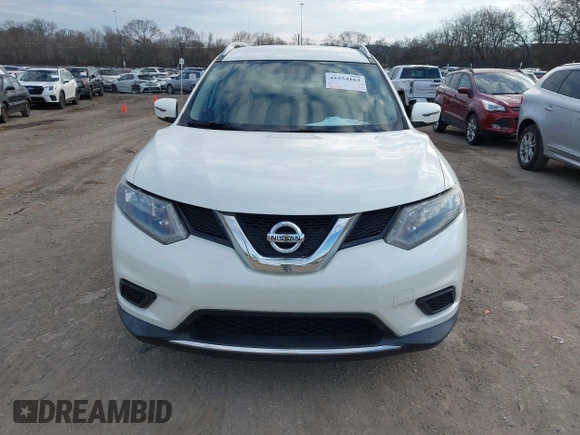 2016 Nissan Rogue S with VIN KNMAT2MT9GP645338, listed as a IAAI auction lot 41554162 with 85,080 mi miles and . Bid and sale history available at DreamBid. Image 12.