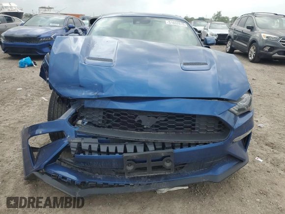 2022 Ford Mustang EcoBoost with VIN 1FA6P8TH6N5118284, listed as a Copart auction lot 51652615 with 36,415 mi miles and Salvage title. Bid and sale history available at DreamBid. Image 5.