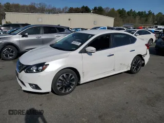 2019 Nissan Sentra SV with VIN 3N1AB7AP3KY239489, listed as a Copart auction lot 54655725 with 43,135 mi miles and Salvage Title. Bid and sale history available at carsss.com. Image 1.