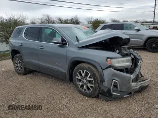 2020 GMC Acadia SLE z VIN 1GKKNKLA1LZ167028, wystawiony jako Copart lot #42650345 z przebiegiem Nie podano mil oraz Czysty tytuł • Clean title. Historia ofert i sprzedaży dostępna na DreamBid. Obrazek 4.
