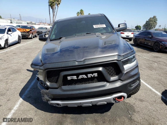2019 Ram 1500 Rebel with VIN 1C6RRFEG9KN841785, listed as a Copart auction lot 69836994 with 92,607 mi miles and Salvage Title. Bid and sale history available at carsss.com. Image 5.
