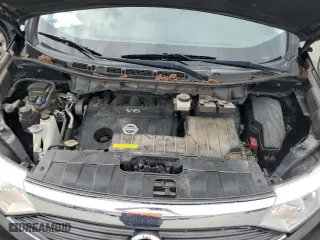 2011 Nissan Quest S with VIN JN8AE2KP9B9009391, listed as a Copart auction lot 71608444 with 87,421 mi miles and Salvage Title. Bid and sale history available at carsss.com. Image 12.