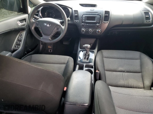 2017 Kia Forte LX with VIN 3KPFK4A70HE081673, listed as a Copart auction lot 88950605 with 0 mi miles and Salvage Title. Bid and sale history available at carsss.com. Image 8.