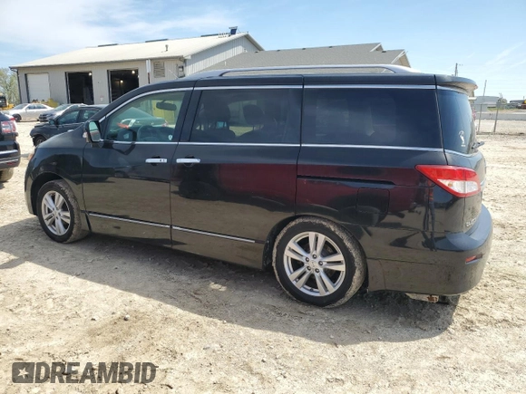 2014 Nissan Quest S with VIN JN8AE2KP1E9105066, listed as a Copart auction lot 52722365 with 140,840 mi miles and Salvage Title. Bid and sale history available at carsss.com. Image 2.