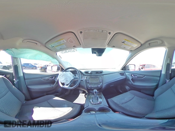 2019 Nissan Rogue SV with VIN JN8AT2MV2KW384610, listed as a Copart auction lot 52043625 with 54,054 mi miles and Salvage Title. Bid and sale history available at carsss.com. Image 14.