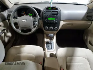 2009 Kia Spectra EX with VIN KNAFE222495664515, listed as a Copart auction lot 77566074 with 151,615 mi miles and Clean Title. Bid and sale history available at carsss.com. Image 8.