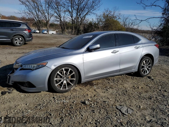2015 Acura TLX V6 Tech with VIN 19UUB3F53FA000336, listed as a Copart auction lot 83117484 with 152,624 mi miles and Salvage Title. Bid and sale history available at carsss.com. Image 1.