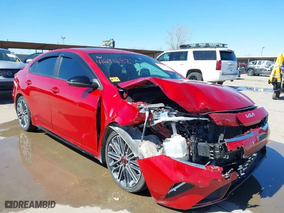 2022 Kia Forte GT with VIN 3KPF44AC2NE485559, listed as a IAAI auction lot 41691638 with 69,963 mi miles. Bid and sale history available at carsss.com. Image 6.