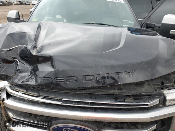 2020 Ford F-250 XL with VIN 1FT8W2BT7LEE77472, listed as a Copart auction lot 55631295 with 82,010 mi miles and Salvage title. Bid and sale history available at DreamBid. Image 11.