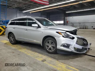 2020 Infiniti QX60 Luxe with VIN 5N1DL0MM3LC531312, listed as a Copart auction lot 49909255 with 58,839 mi miles and Salvage Title. Bid and sale history available at DreamBid. Image 4.