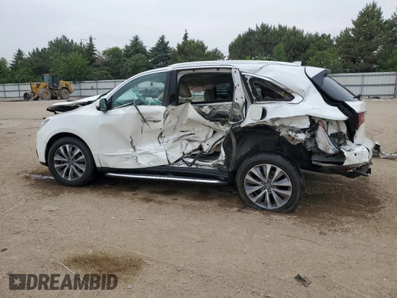 2014 Acura MDX Advance with VIN 5FRYD4H84EB027797, listed as a Copart auction lot 60854935 with 176,577 mi miles and Non repairable. Bid and sale history available at DreamBid. Image 2.