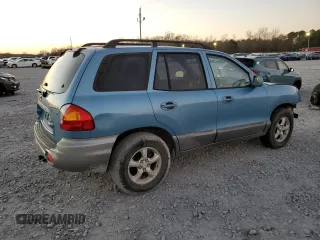 2003 Hyundai Santa Fe GLS with VIN KM8SC13D53U554812, listed as a Copart auction lot 86789014 with 0 mi miles and Salvage Title. Bid and sale history available at carsss.com. Image 3.